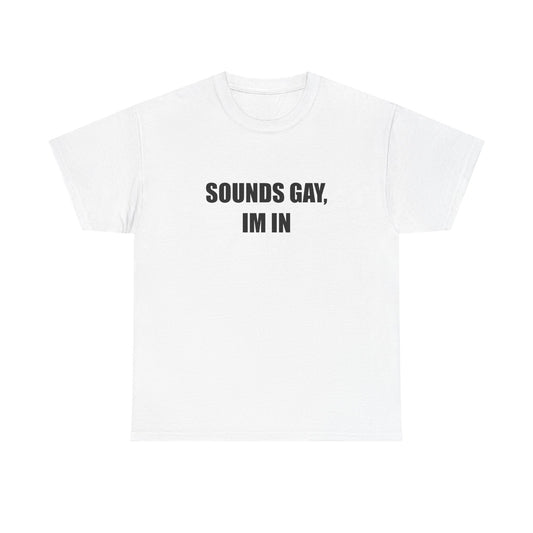 Sounds Gay, Im in Tshirt