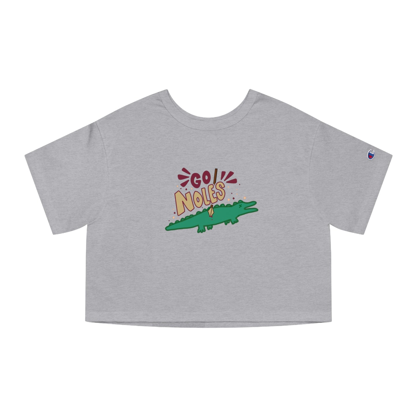 Gator killer crop top