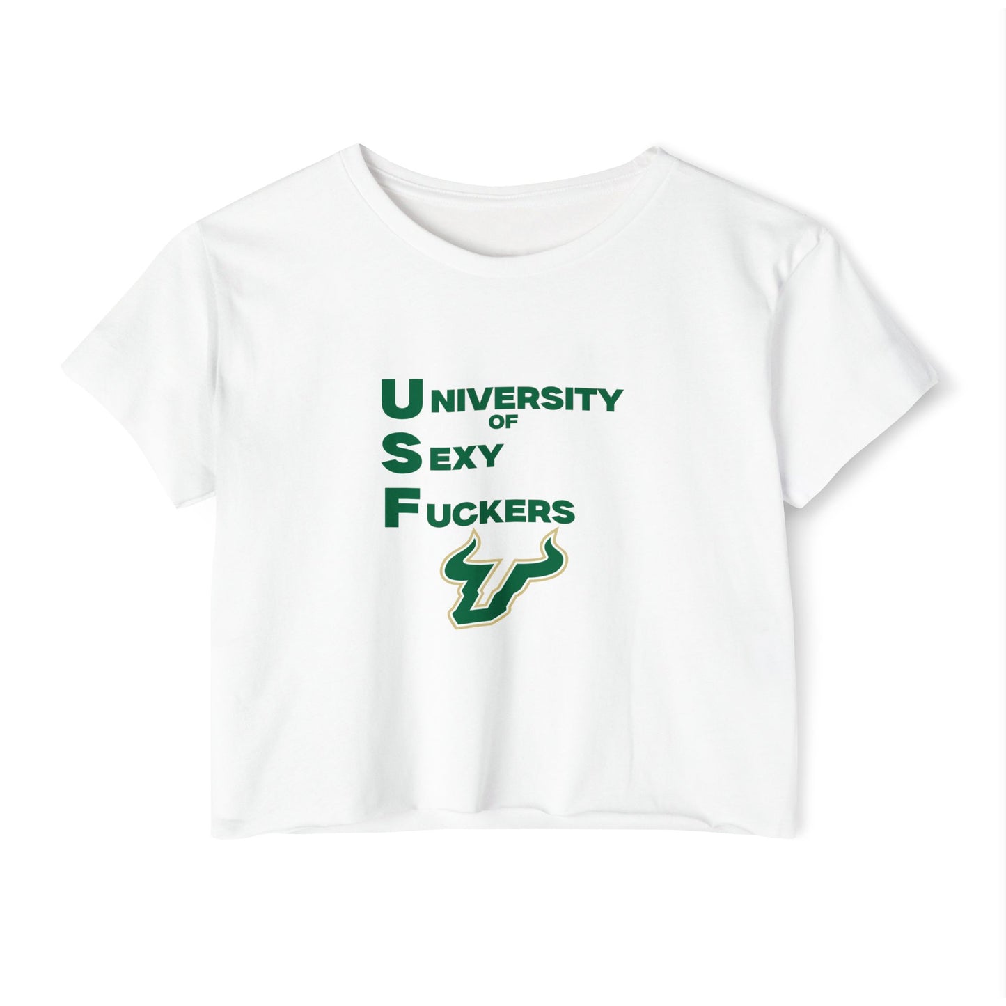 USF Sexy MF Crop Top