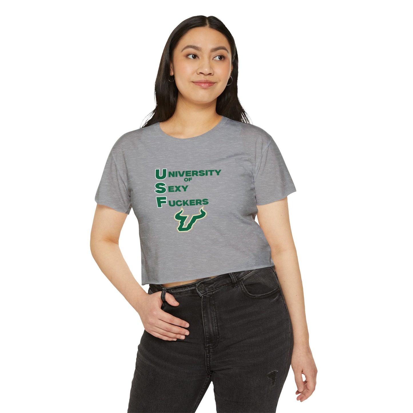 USF Sexy MF Crop Top