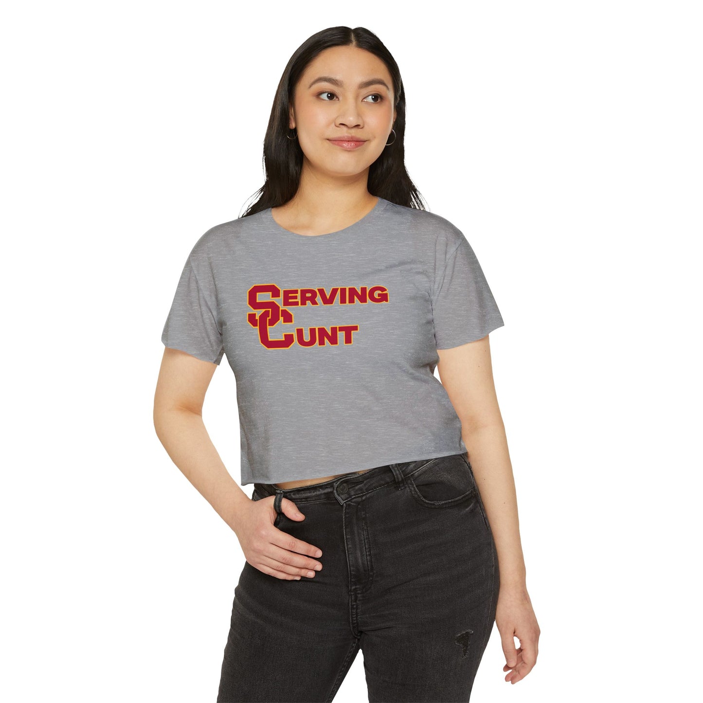 Serving C*** Crop Top