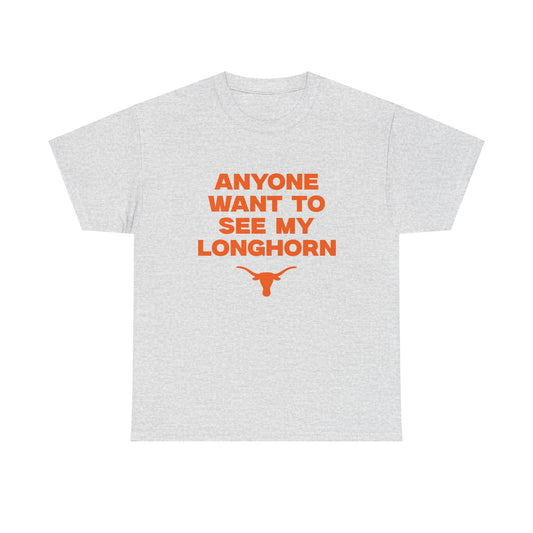 Anyone Want to See my Longhorn Shirt