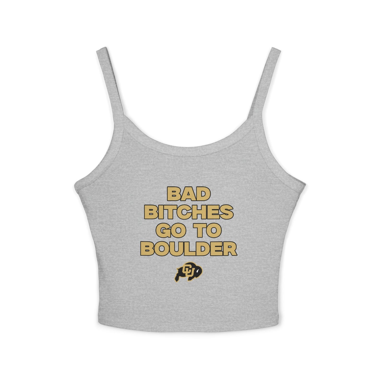 BB go to Boulder Spaghetti Strap Tank Top