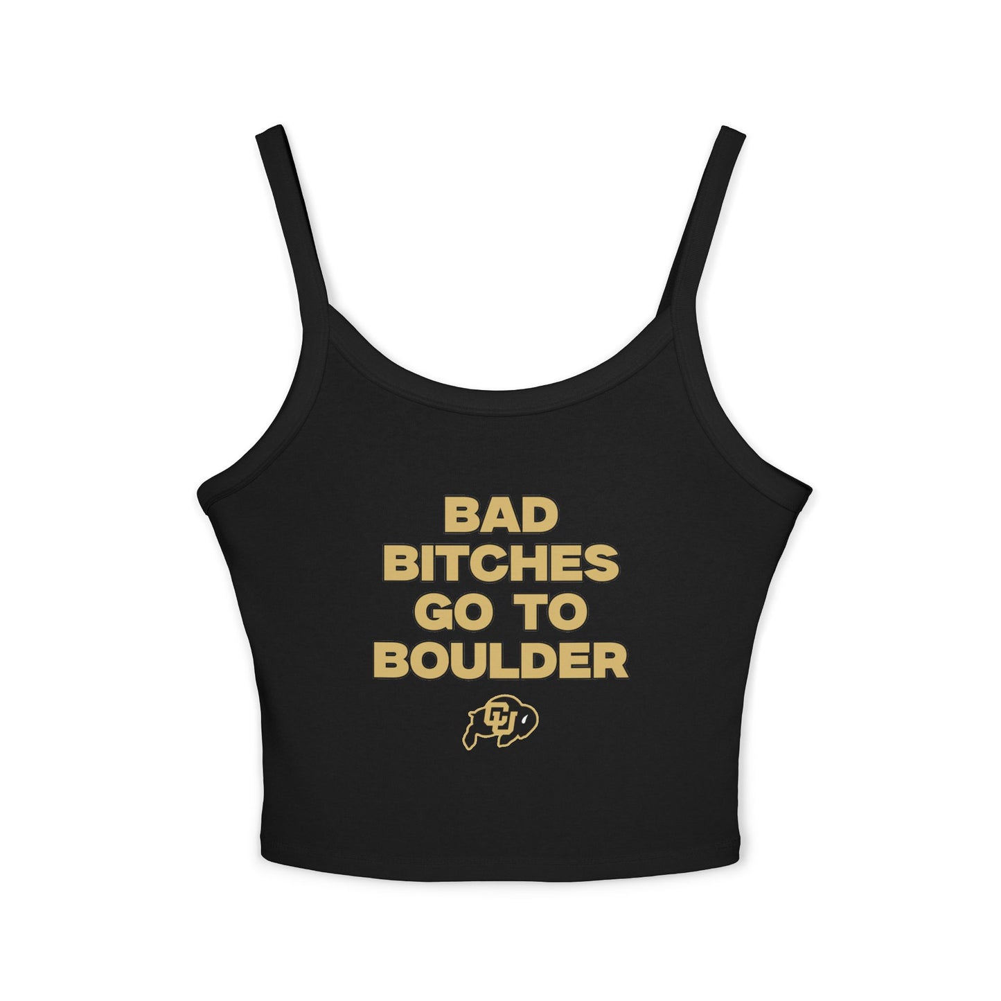 BB go to Boulder Spaghetti Strap Tank Top
