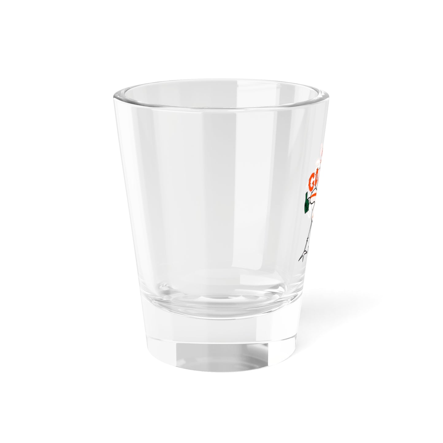 Go Canes Doodle Shot Glass, 1.5oz
