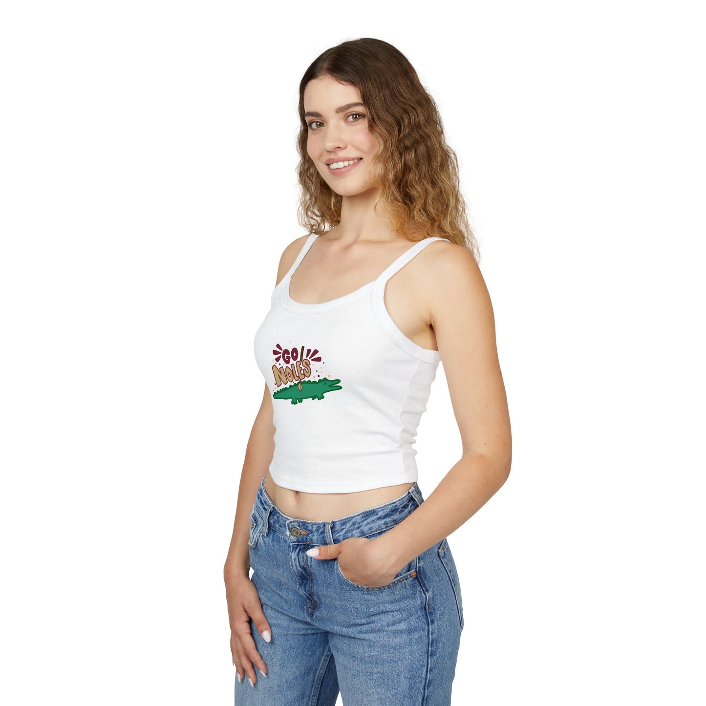 Gator Killer Doodle Spaghetti Strap Tank Top