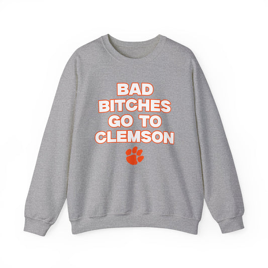 B.B Go to Clemson Crewneck