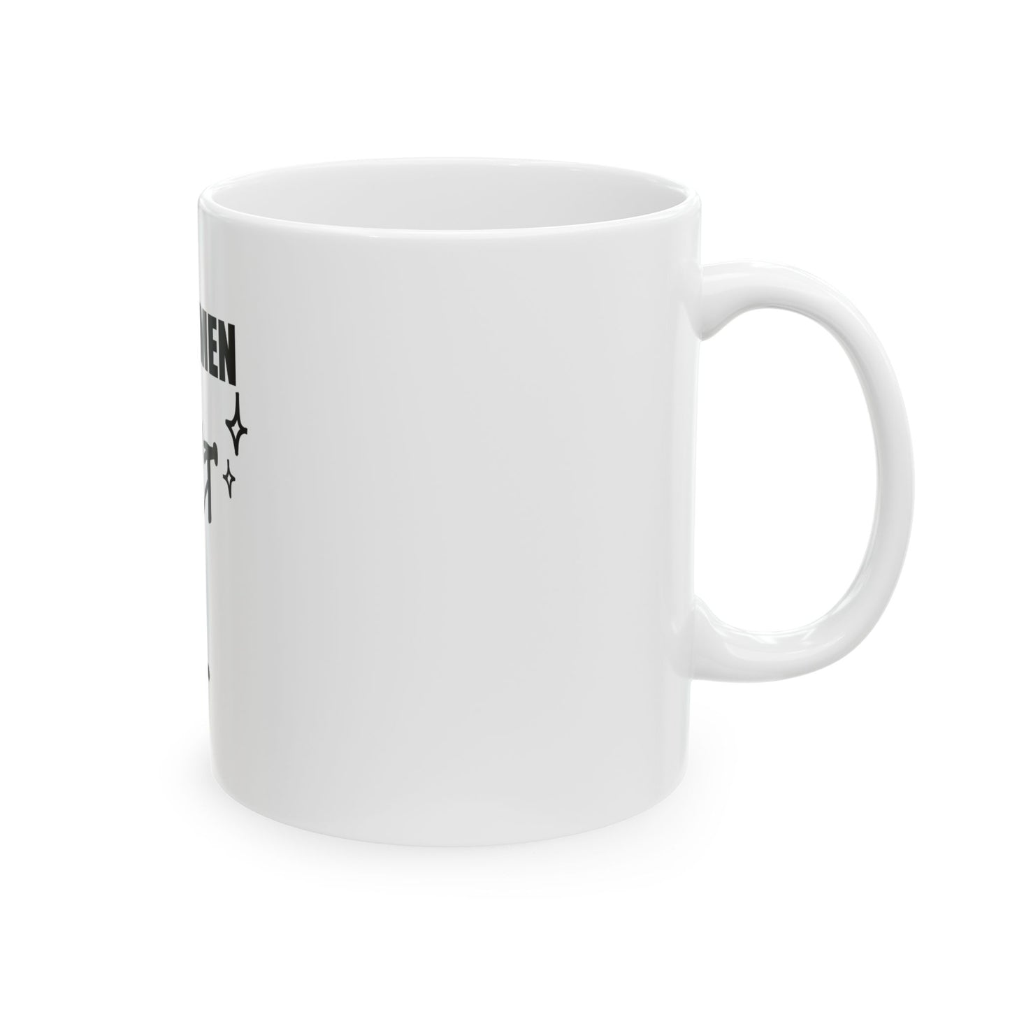 I beat men mug