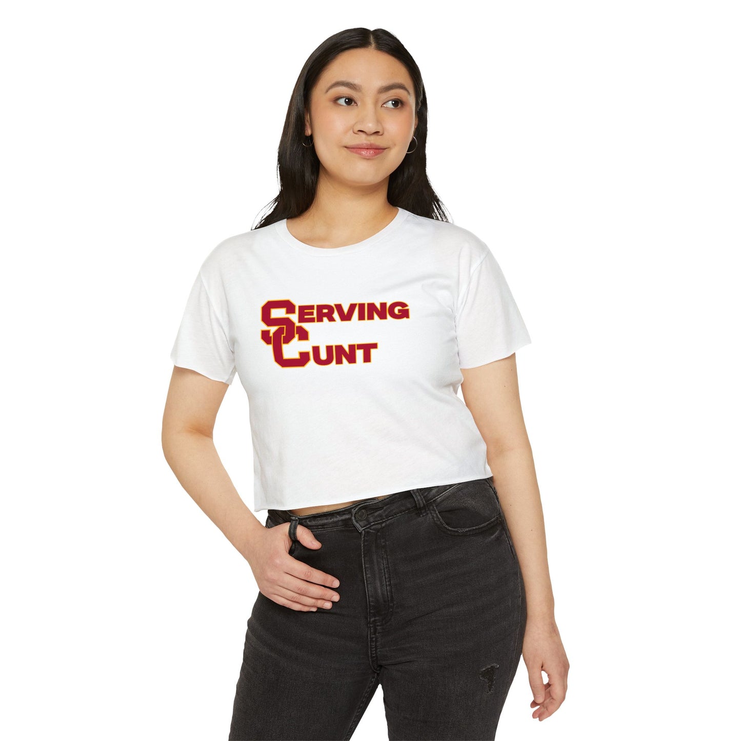Serving C*** Crop Top
