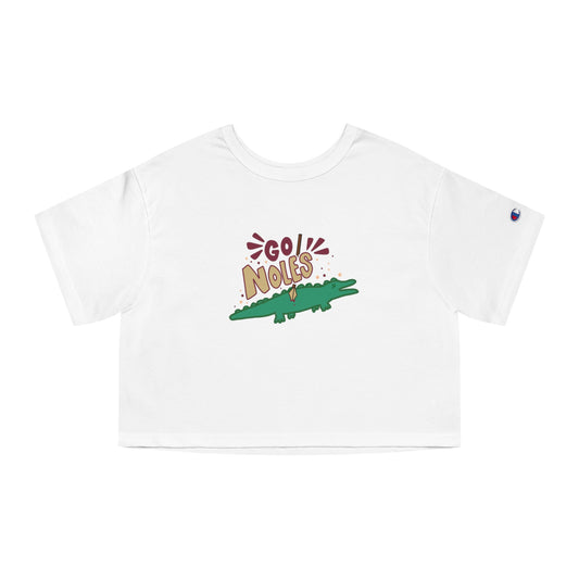 Gator killer crop top