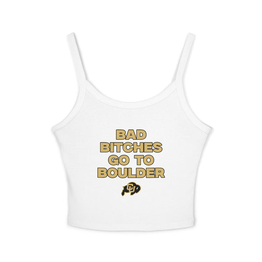 BB go to Boulder Spaghetti Strap Tank Top