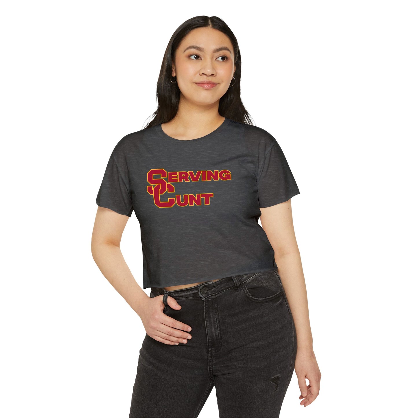 Serving C*** Crop Top