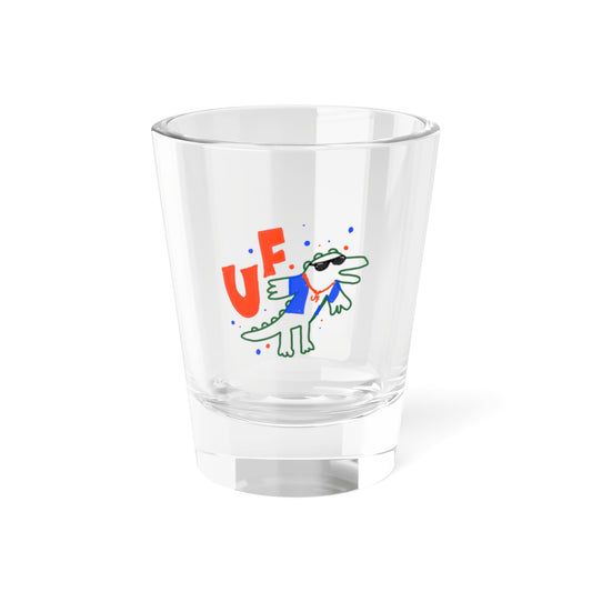 UF Doodle Gator Shot Glass, 1.5oz