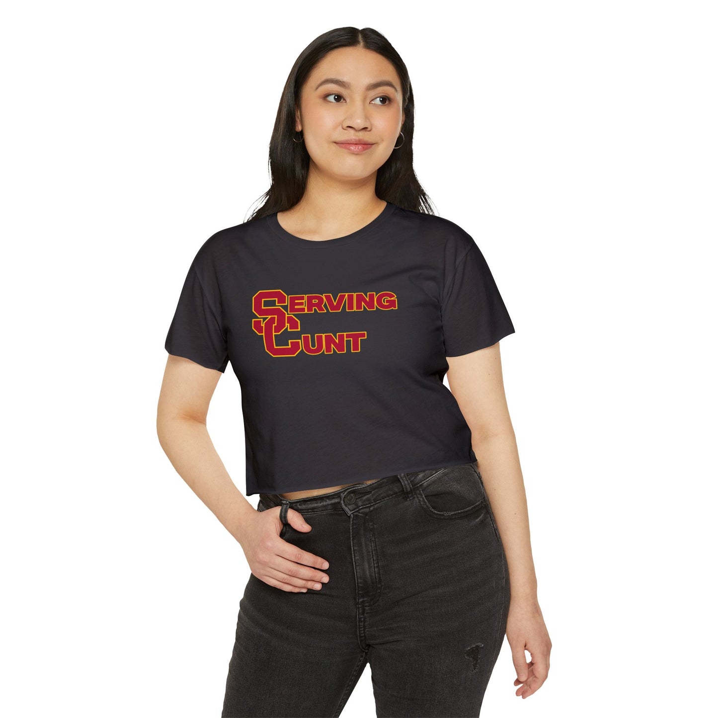Serving C*** Crop Top