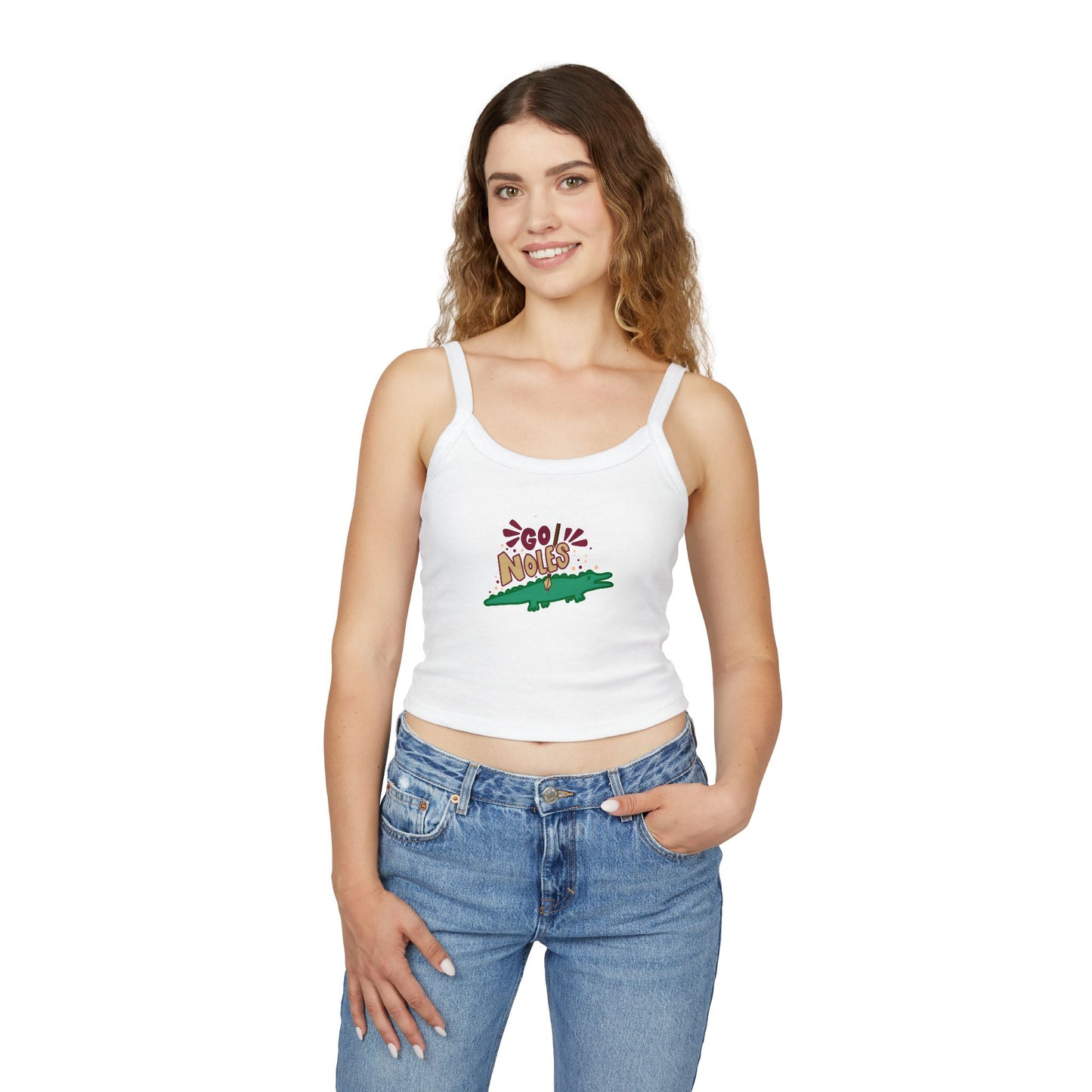 Gator Killer Doodle Spaghetti Strap Tank Top